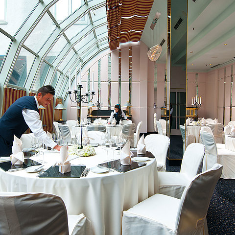 Veranstaltung im Wintergarten | Maritim Hotel München