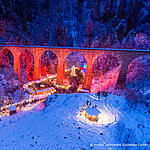 Hochschwarzwald-Weihnachtsmarkt in der Ravennaschlucht