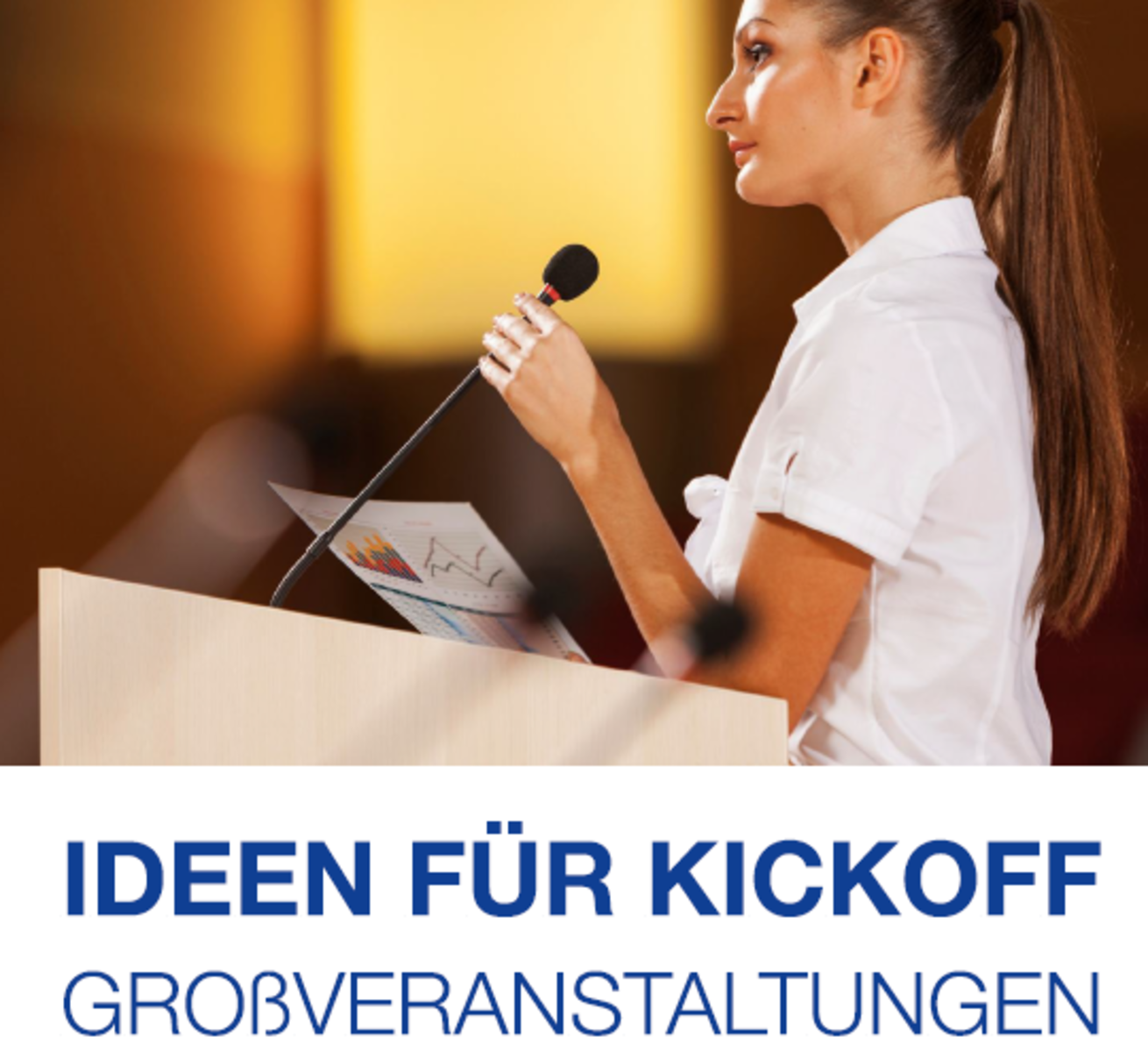 Titelbild zum PDF mit dem Thema "Ideen für Kick-off Großveranstaltungen"