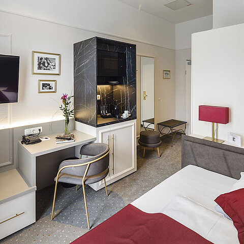 Chambre simple Classic | Star-Apart Hansa Hotel Wiesbaden