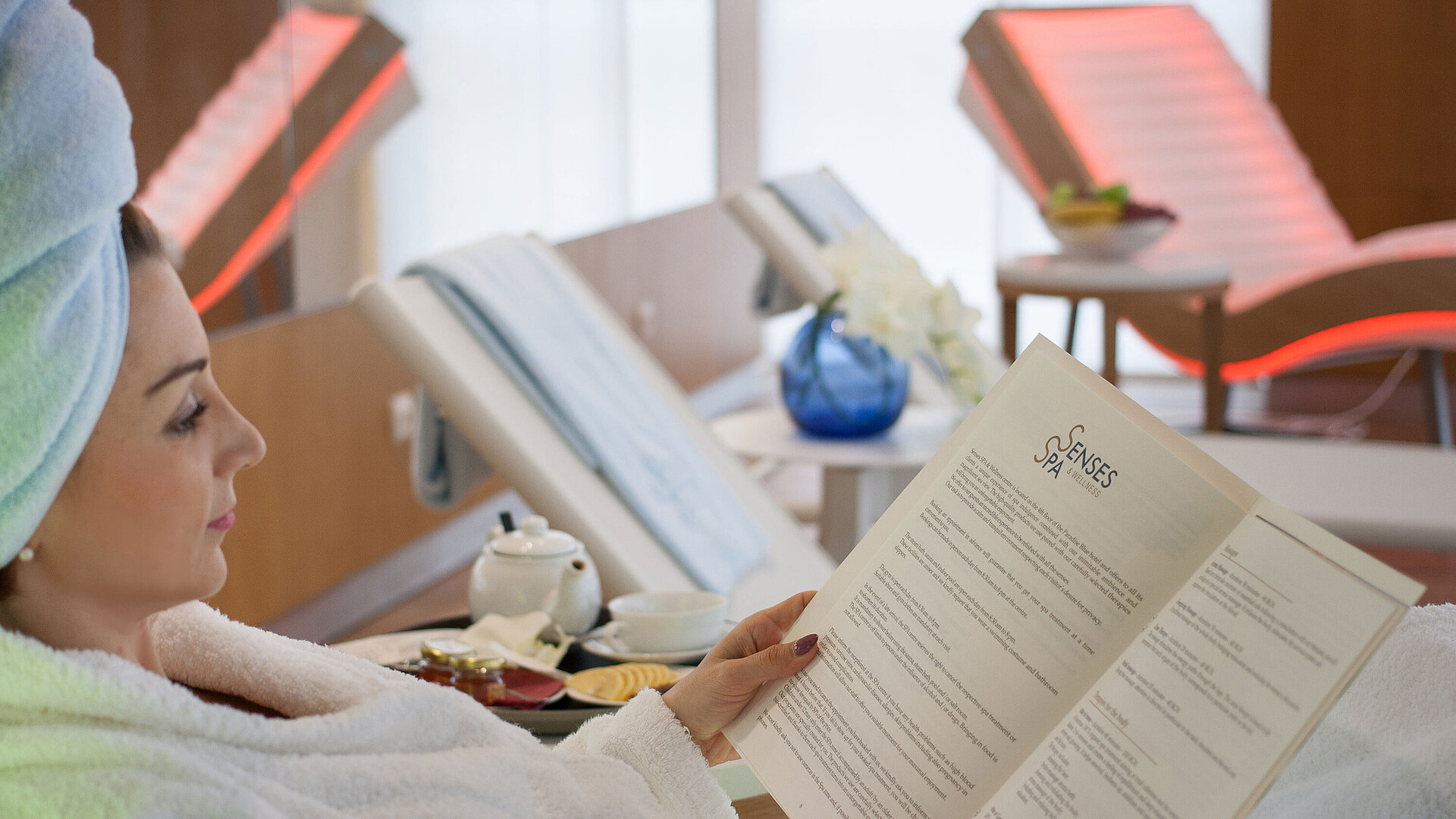 Entspannungsbereich im Senses Spa & Wellness Entspannungsbereich im Senses Spa & Wellness | Maritim Hotel Paradise Blue Albena