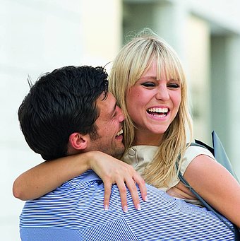 Glückliches Pärchen