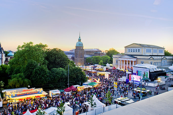 Schlossgrabenfest en Darmstadt