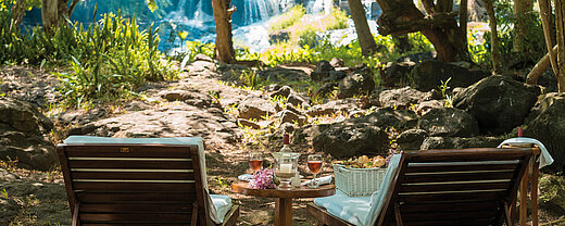 Picknick am Wasserfall | Maritim Hotel Mauritius