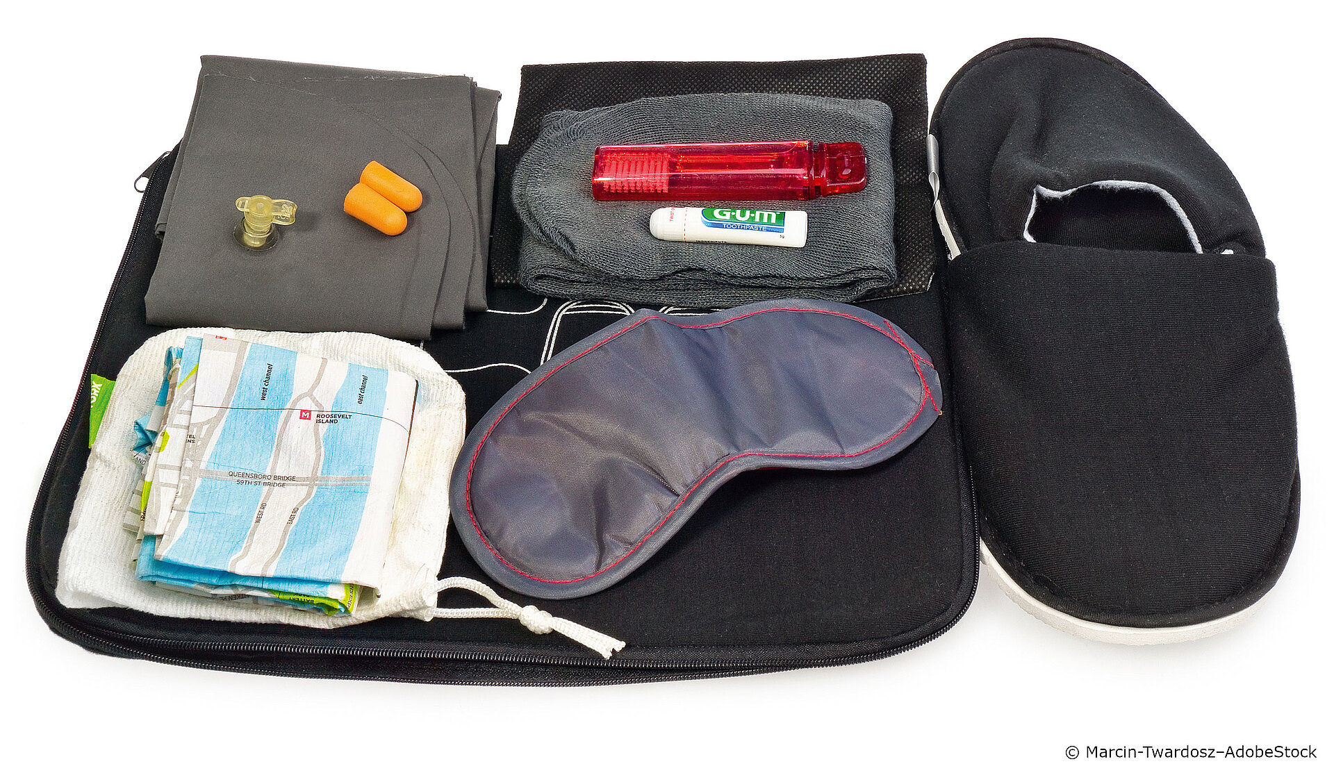 Schlaf- und Hygienezubehör machen den Aufenthalt angenehmer packliste-geschaeftsreise-zubehoer