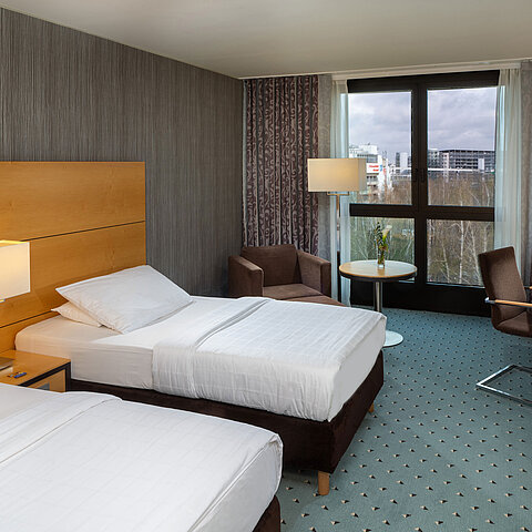 Classic Twin Zimmer | Maritim Hotel Düsseldorf