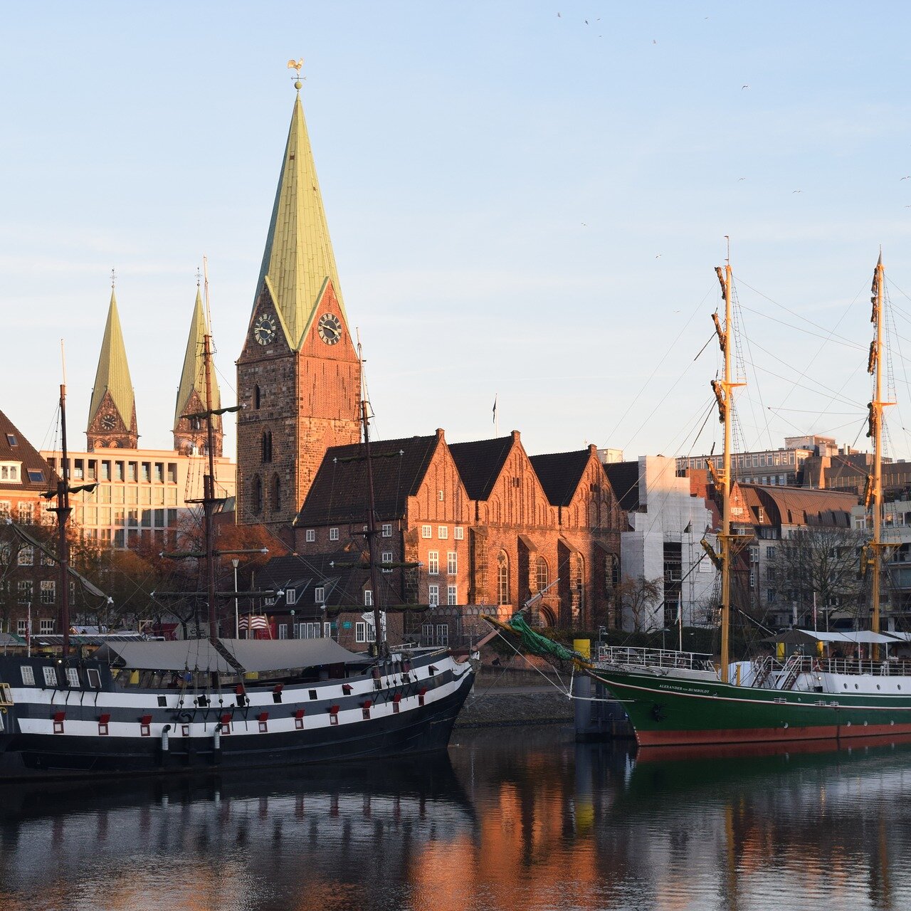 Weserpromenade in Bremen