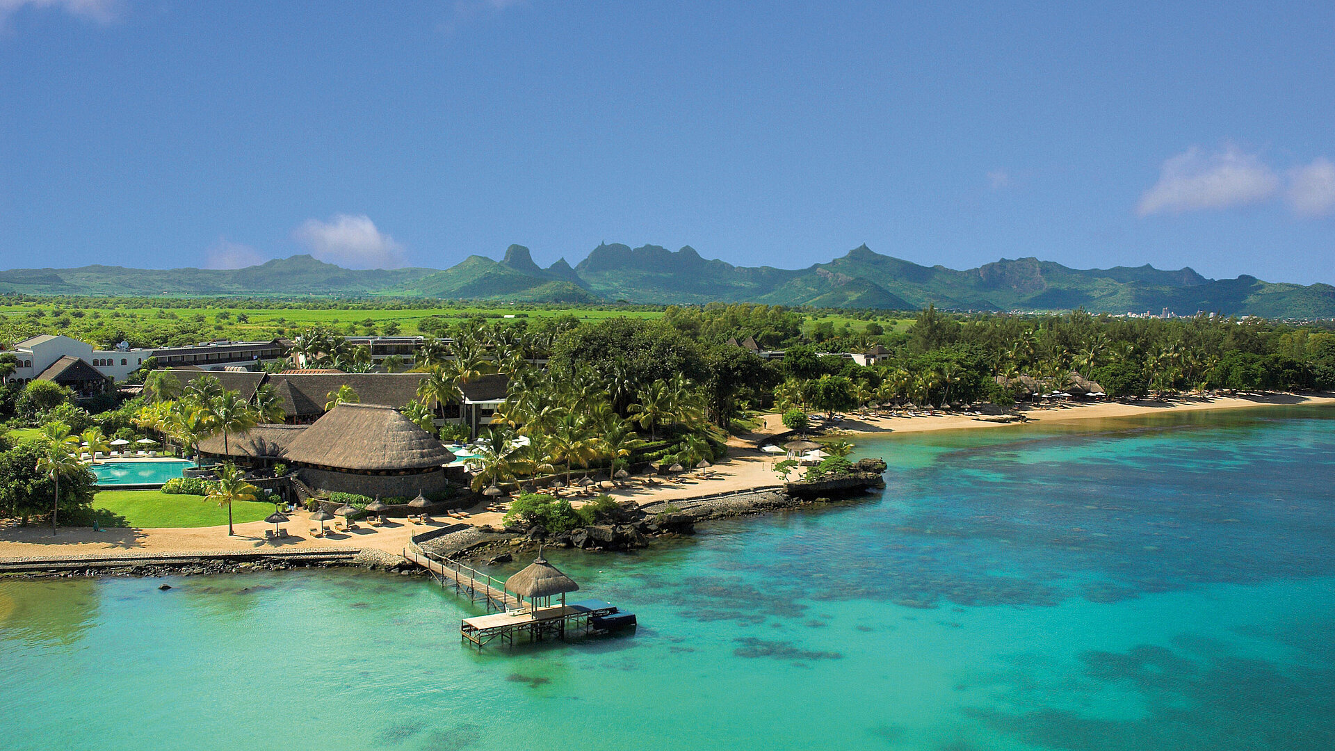 Vogelperspektive Vogelperspektive | Maritim Hotel Mauritius