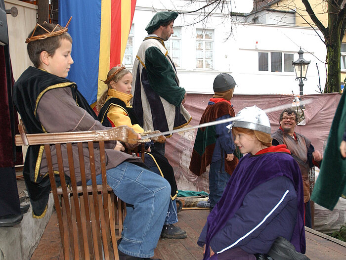 Mittelalterlicher Weihnachtsmarkt in Siegburg